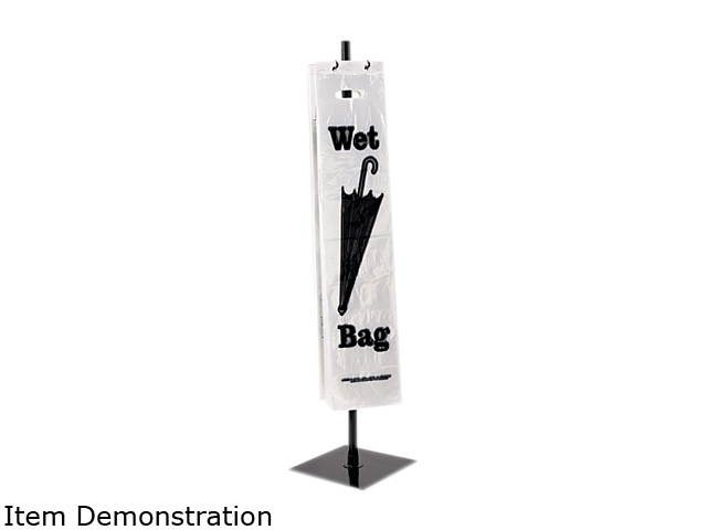 Tatco 57019 Wet Umbrella Stand, 10w x 10d x 40h, Powder Coated Steel, Black