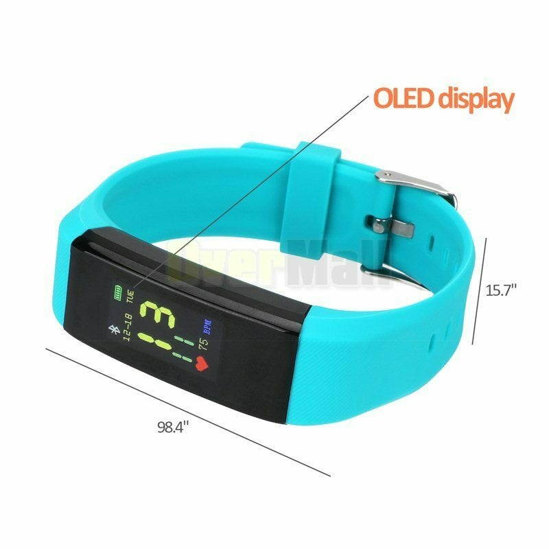 Sports Fitness Tracker Waterproof Smart Watch Heart Rate Blood Pressure Monitor