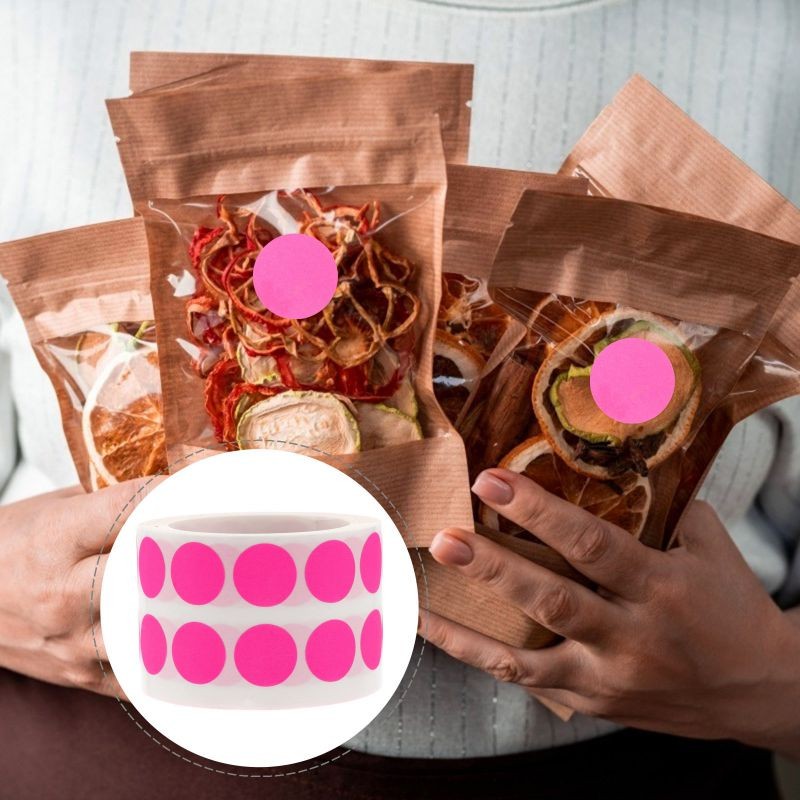 1 Roll DIY Stickers Durable Useful Good Fine Adhesive Label Tag Self-adhesive Stickers