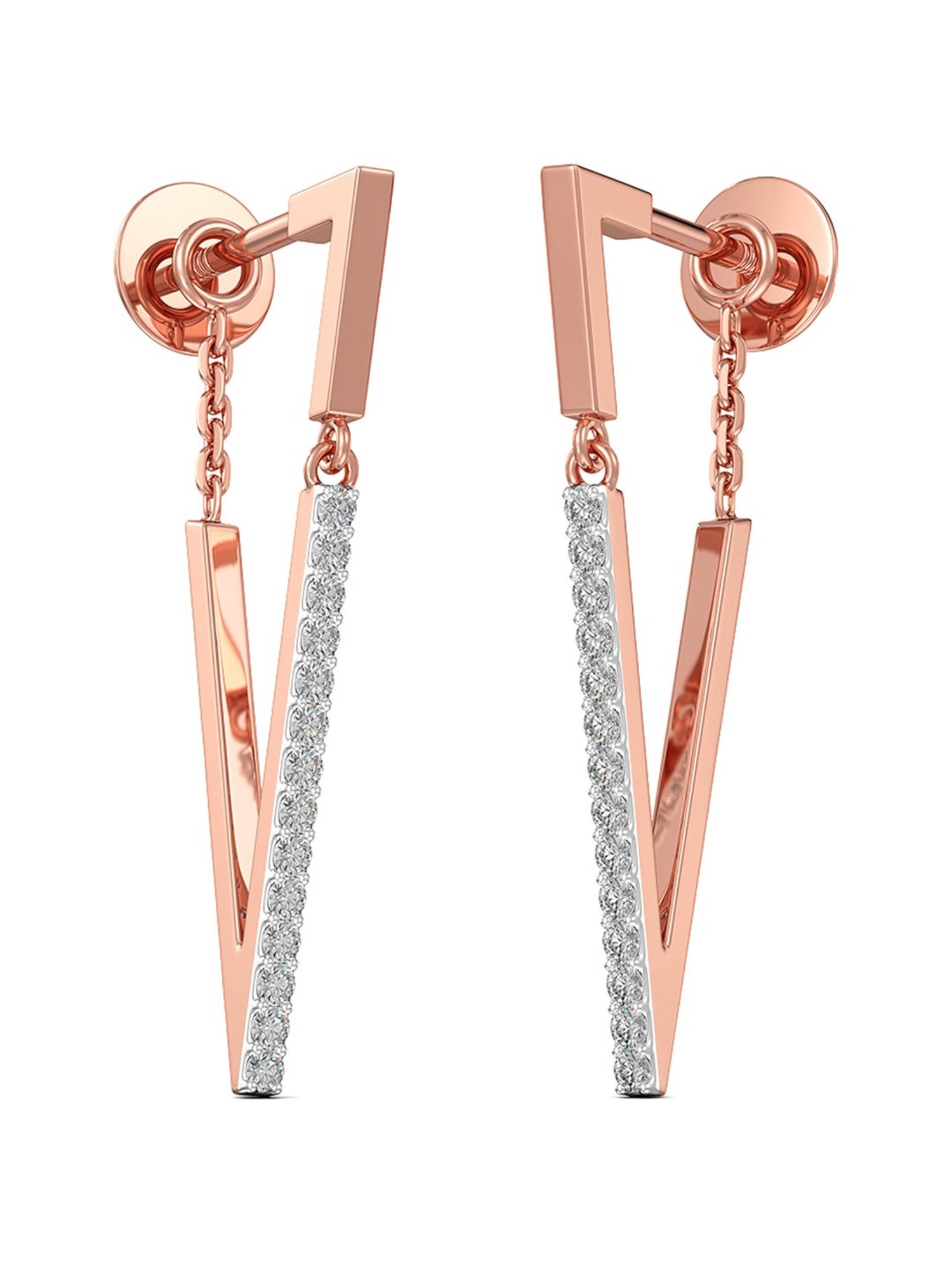 Joyalukkas 18 kt Gold & Diamond Earrings