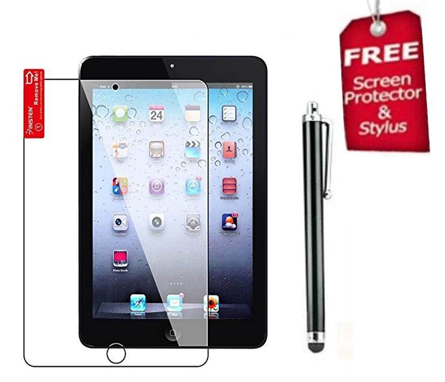 Ipad Case 360 Degrees Rotating Stand Leather Magnetic Smart Cover Case for Ipad 2 / 3 / 4 Generation Case with Bonus Screen Protector, Stylus and Cleaning Cloth (Plain pink )