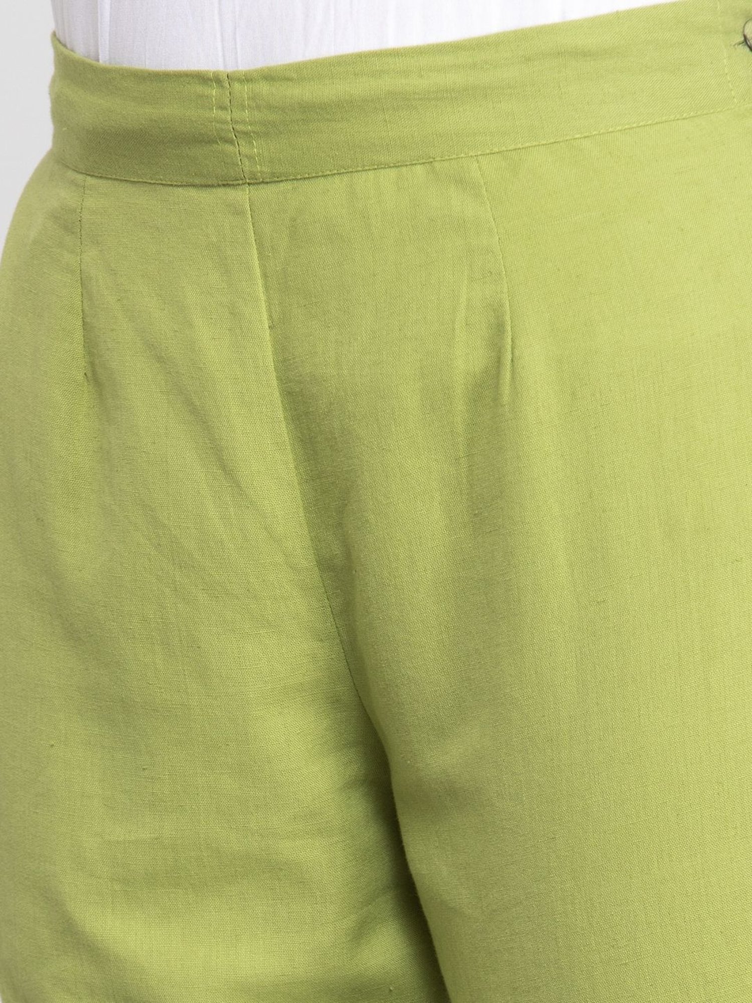 Indibelle Green Cotton Trousers