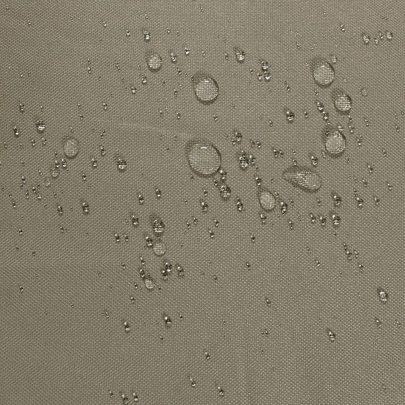 Sunnydaze Outdoor Weather-Resistant Durable Polyester with PVC Backing Firewood Log Hoop Cover - 40" - Khaki