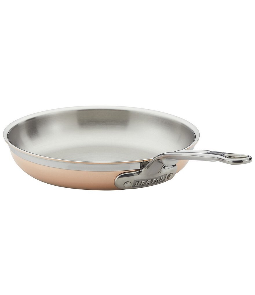 Hestan CopperBond Induction Copper Skillet, 8.5#double;