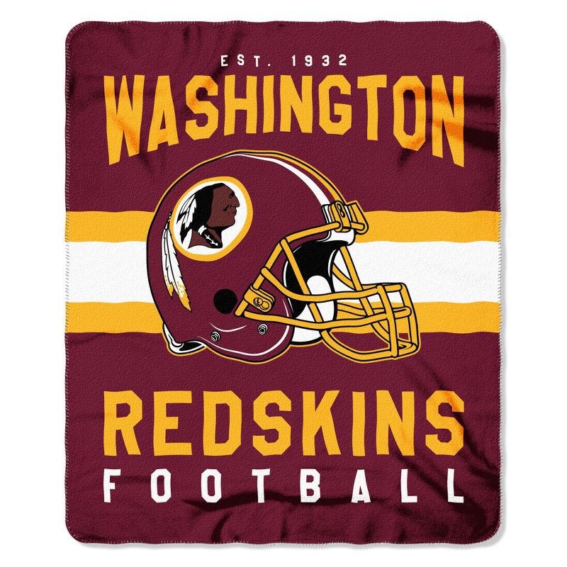 The Northwest Company Washington Redskins Fleece Throw , Red