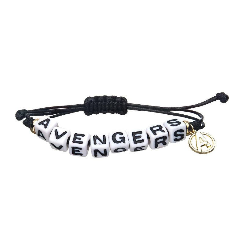 SalesOne LLC Marvel Avengers 2 Piece Beaded Cord Bracelets