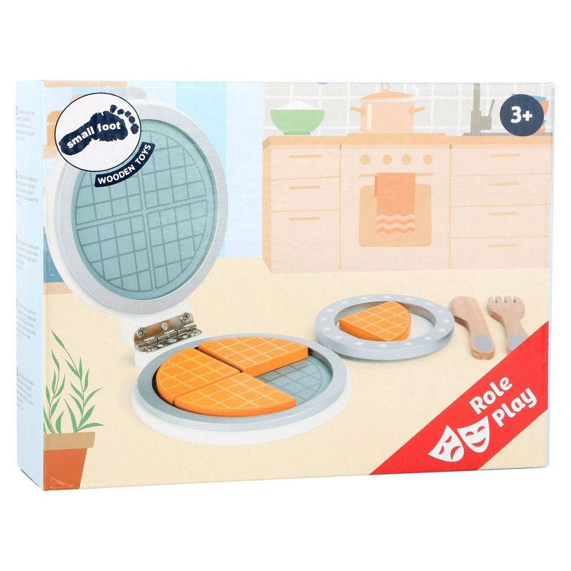 Small Foot Wooden Toys Waffle Iron With Waffles Playset