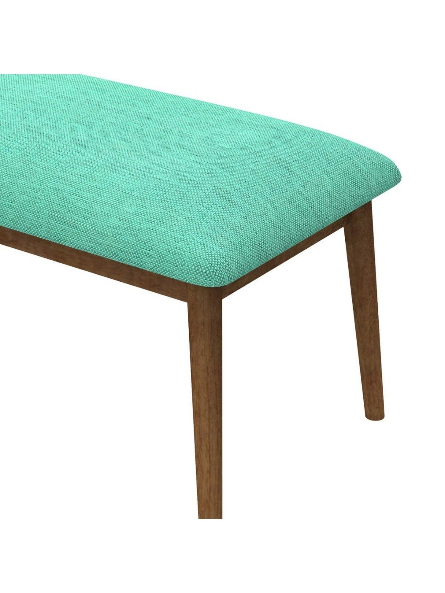 Chumbak Jodhpur Maldivian Solid Teal Blue Sheesham Wood Bench