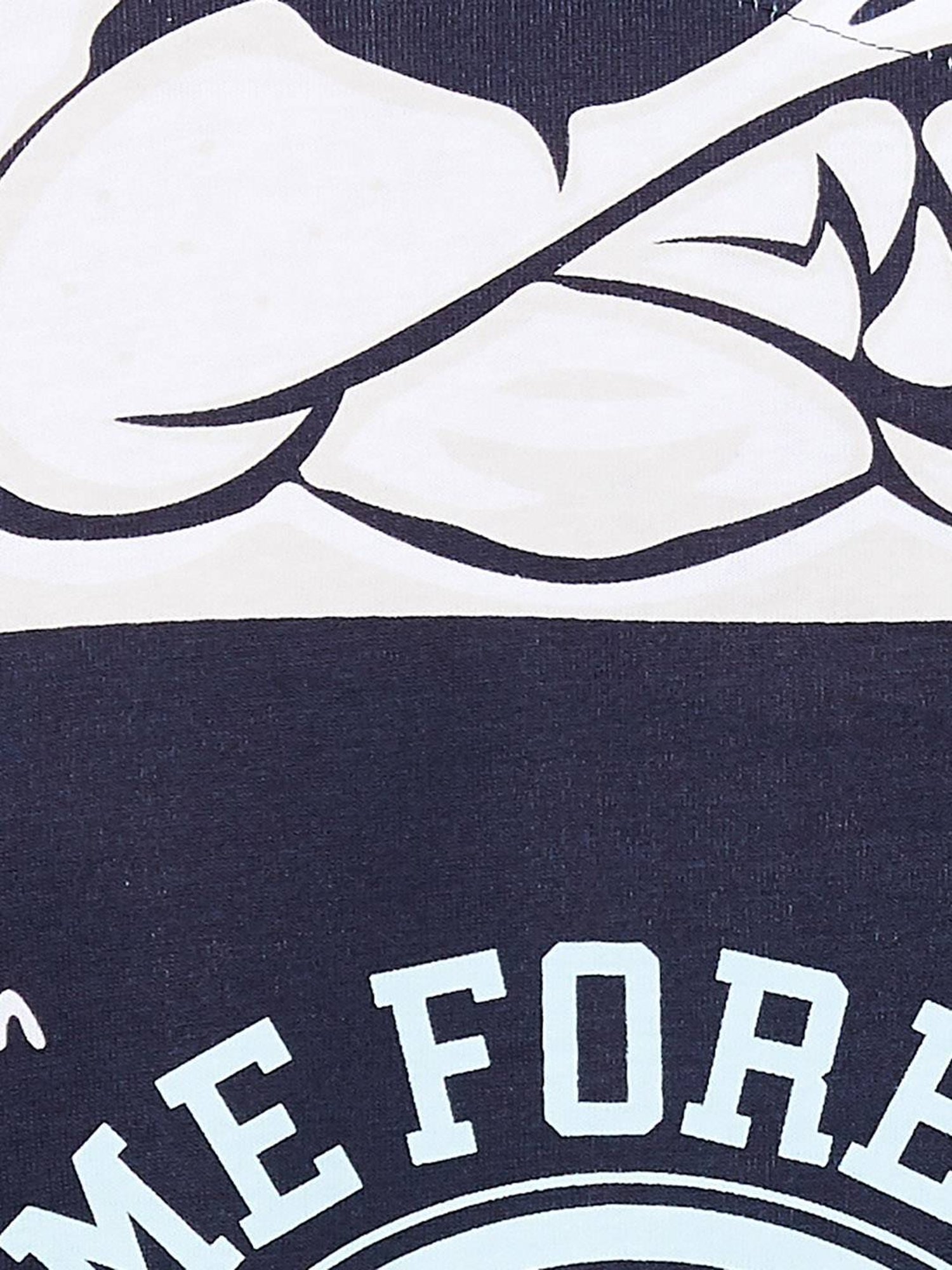 Fame Forever by Lifestyle Dark Green Cotton Regular Fit Printed T-Shirt