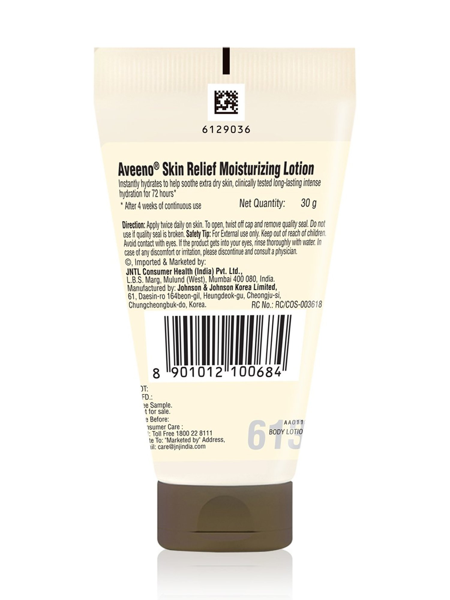 Aveeno Skin Relief Moisturizing Lotion - 30 gm