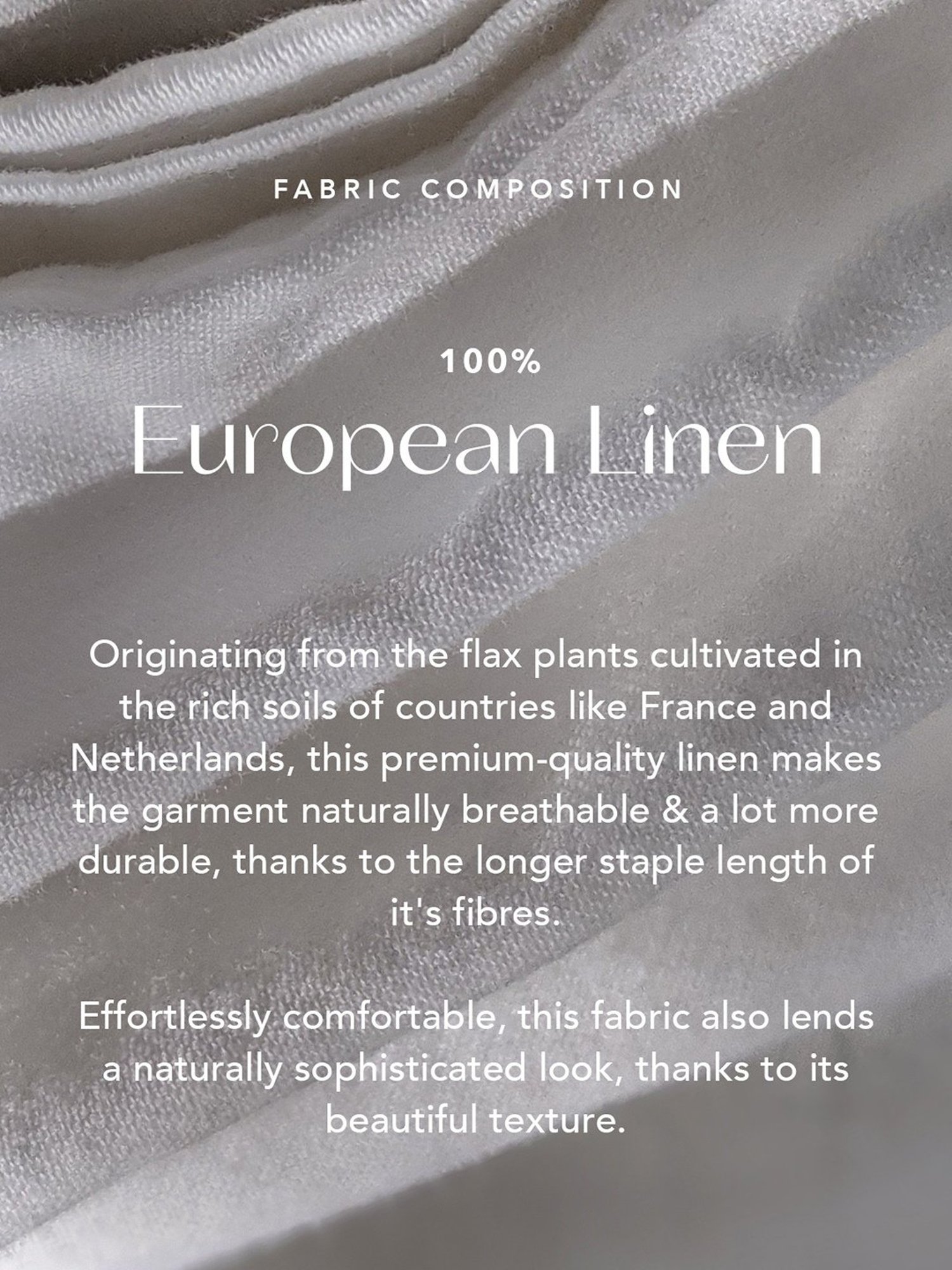 Andamen Grey Linen Regular Fit Solid Trousers