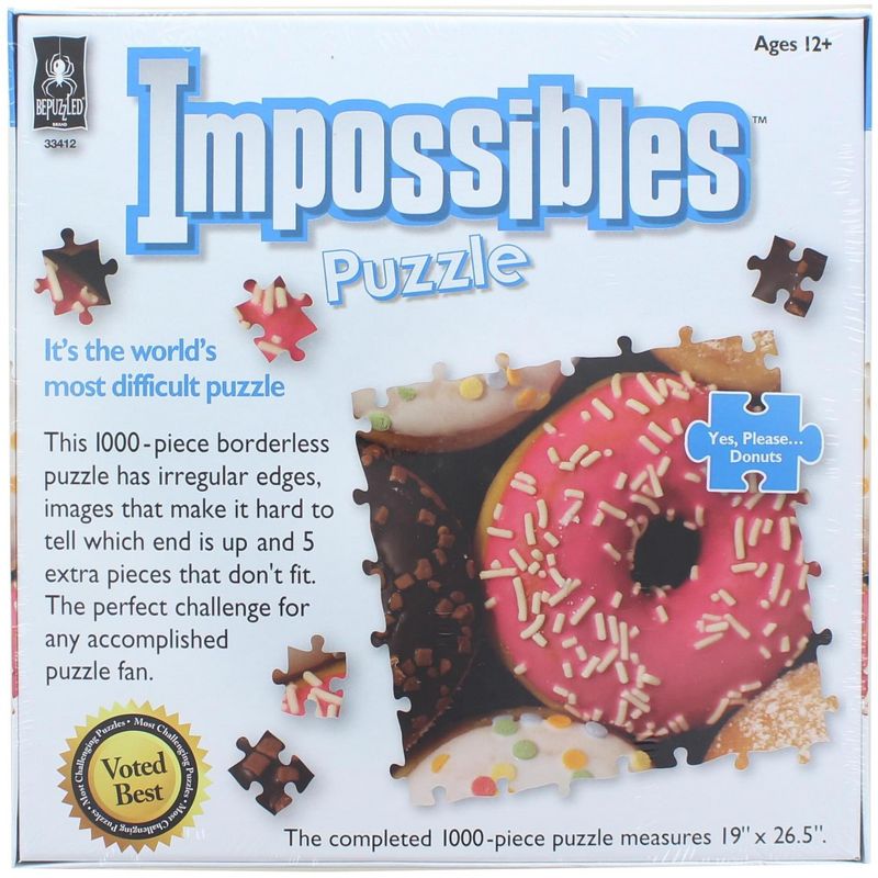 University Games Yes, Please Donuts 1000 Piece Jigsaw Puzzle