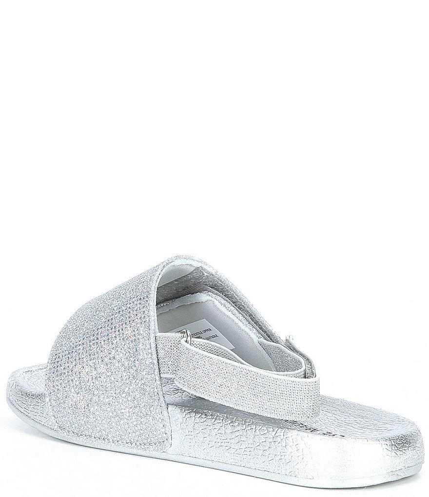Steve Madden Girl's Adaptive A-Brooks Glitter Slides (Youth)