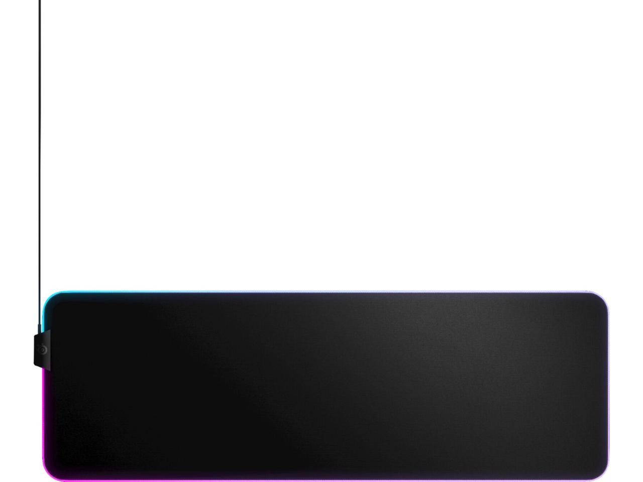 SteelSeries - QcK Prism XL Gaming Mouse Pad with RGB Lighting - Black