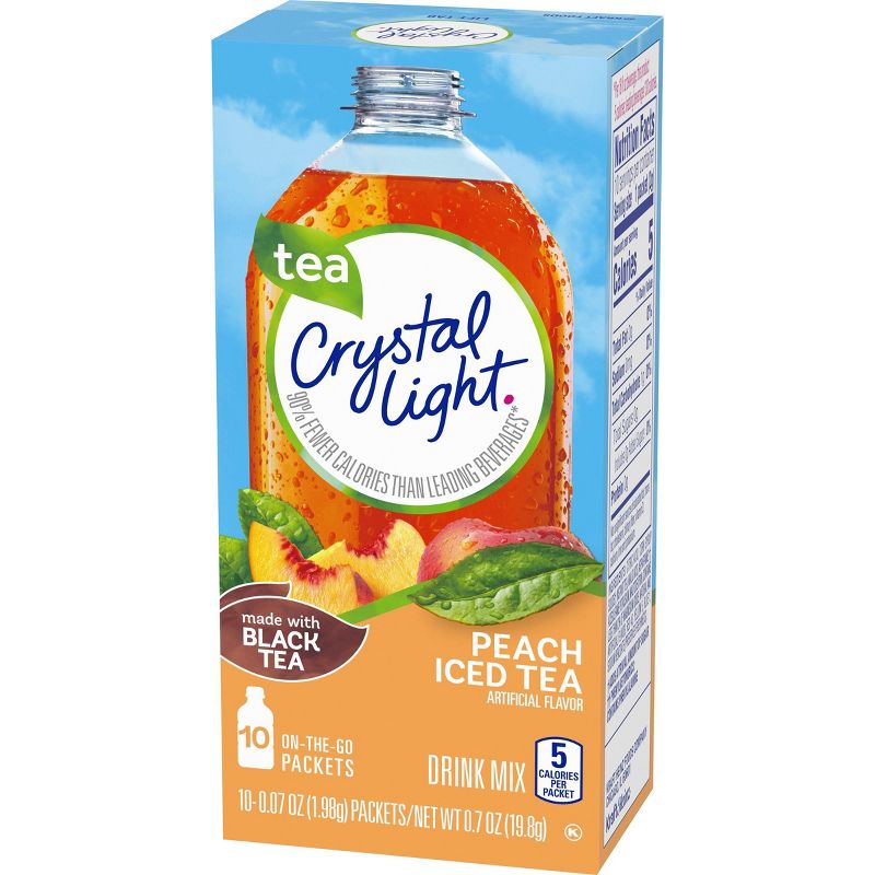 Crystal Light Energy On The Go Wild Strawberry Drink Mix - 10pk/0.11oz Pouches