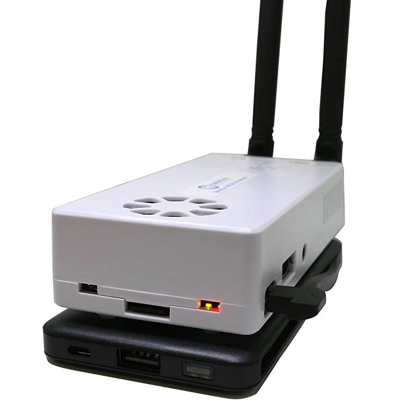 ADS-B Dual Band Receiver Aviation Weather and Traffic - Internal WAAS GPS, AHRS, Battery Pack, Suction Mount, Antennas, SDR