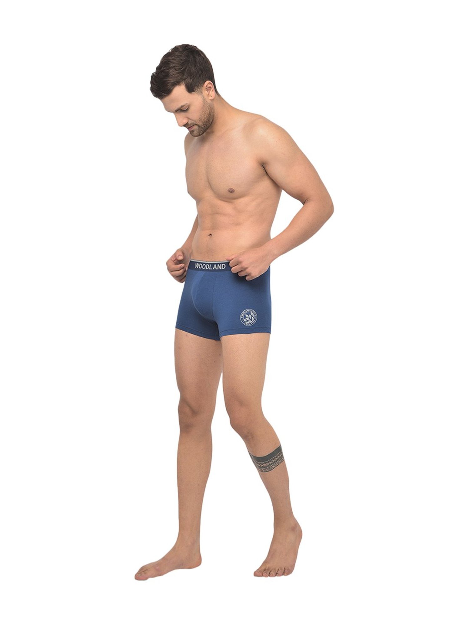 Woodland Blue Solid Trunks