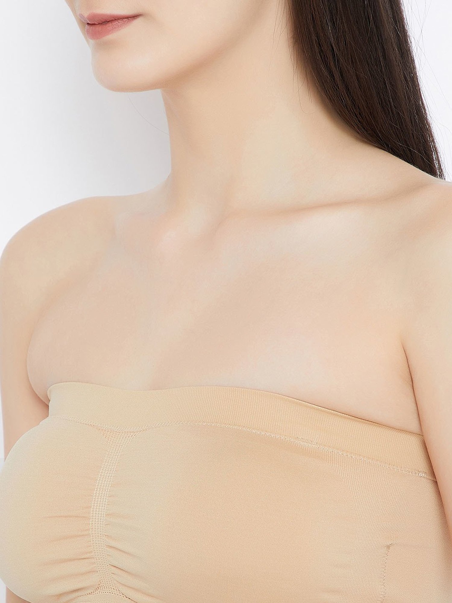 C9 Airwear Beige Logo Print Full Coverage Bralette Bra