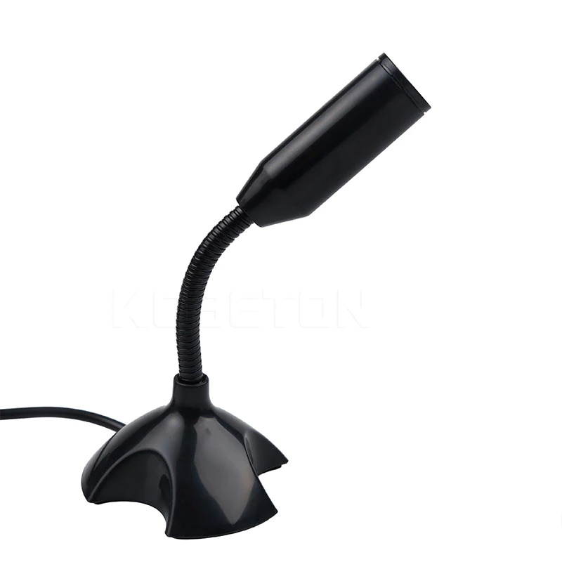 Hot Adjustable USB Laptop Microphone Mini Studio Speech Microphone Stand Mic With Holder for Desktop PC