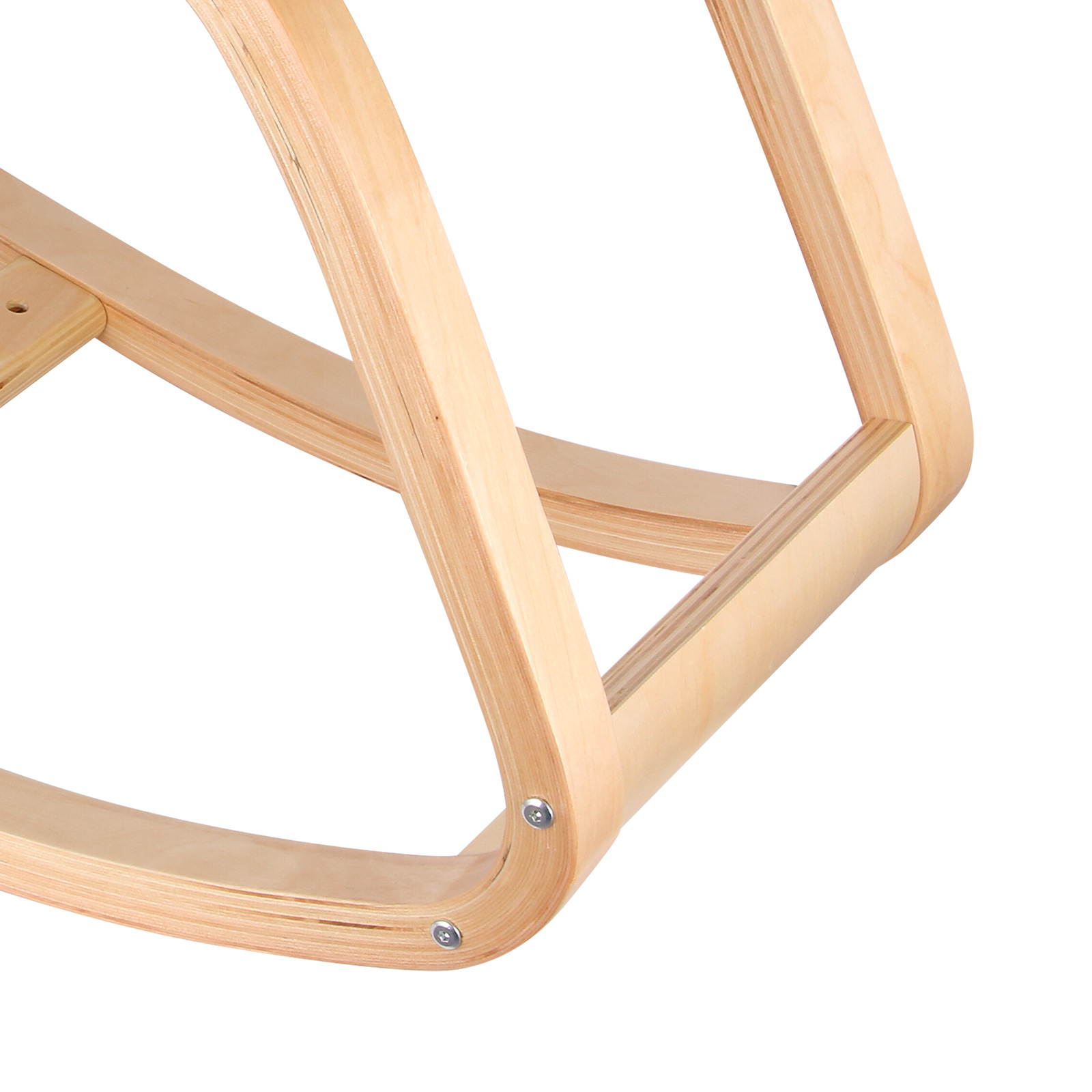 VEVOR Ergonomic Kneeling Chair Beech Wood Ergonomic Kneeling Office Chair Perfect for Body Shaping and Relieving Stress Black