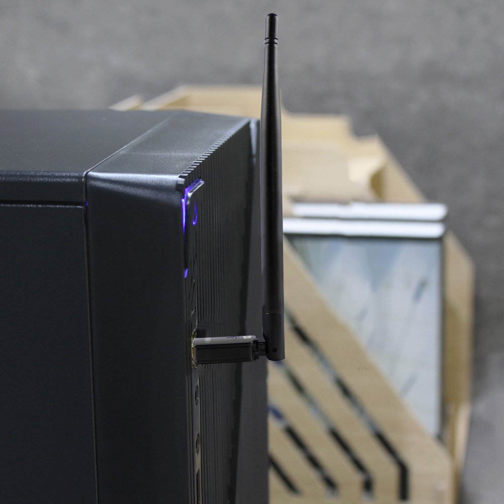 Mini Wireless Adapter with External 802.11N 150 Mbps Antenna Supports Soft AP for Fast Wireless LAN