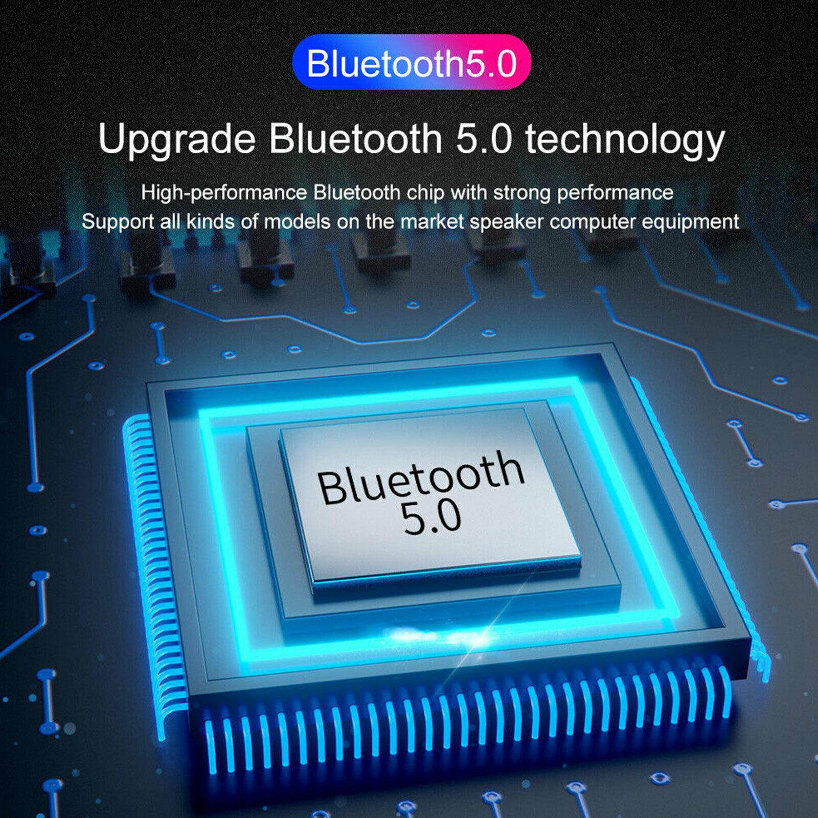 USA Wireless Bluetooth NFC Receiver 5.0 aptX LL RCA 3.5mm Jack Aux Audio Adapter