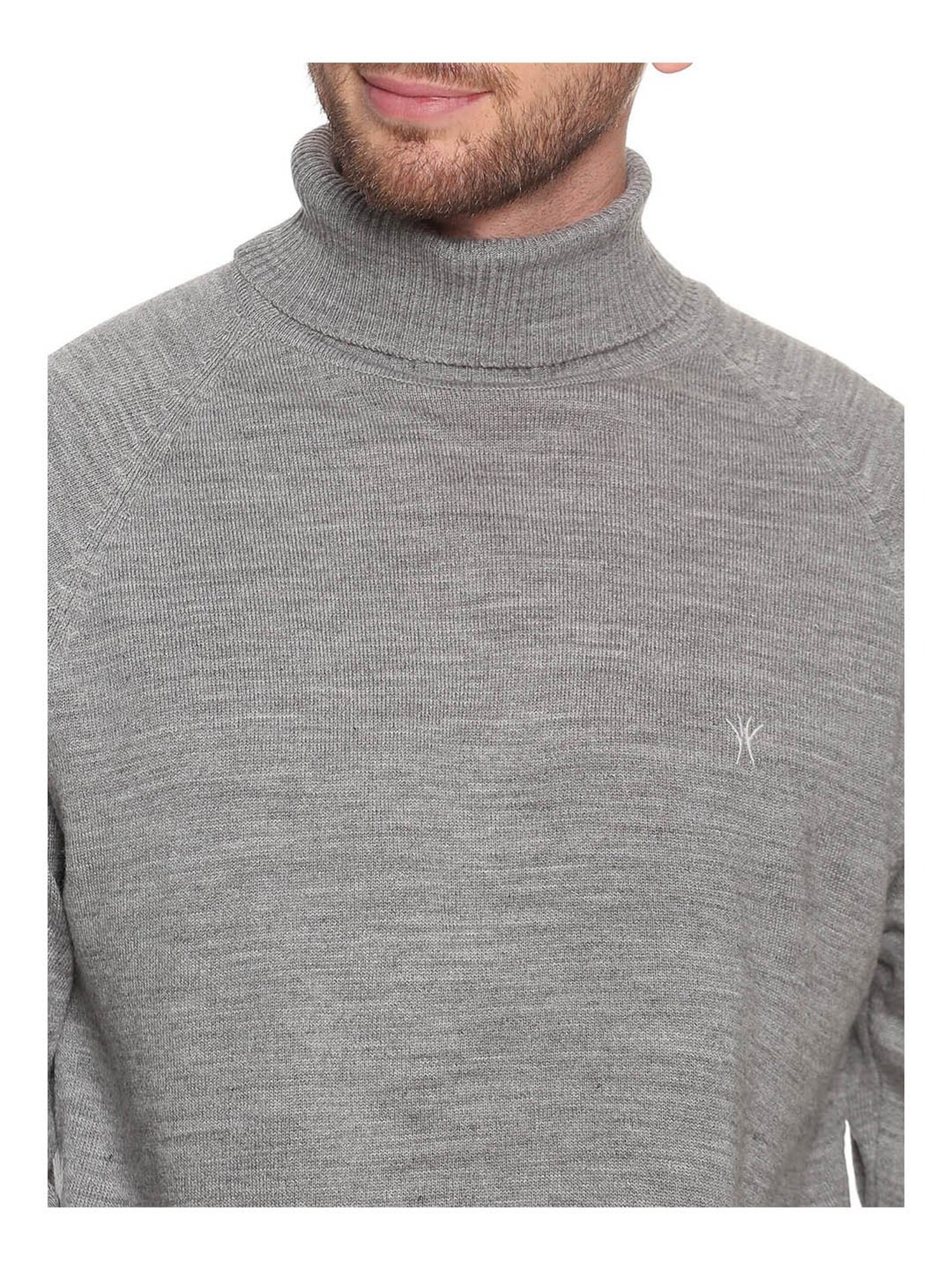 Venitian- Forbidden Clothing Light Grey Regular Fit Sweater