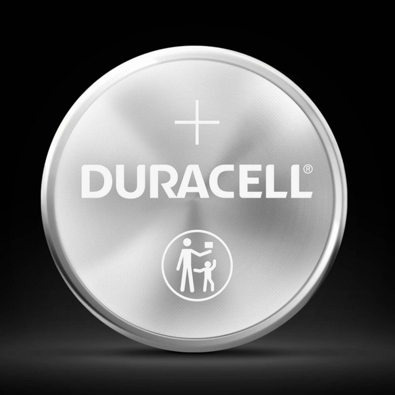 Duracell 2032 Batteries Lithium Coin Button - 2 Pack - Specialty Battery w/ Bitterant Technology