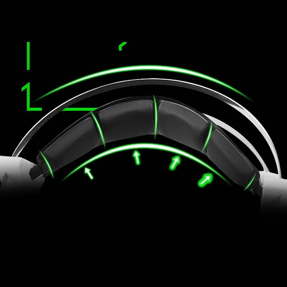 Stereo Bass Gaming Headphones Headset with Microphone USB for PC Laptop Skype Game