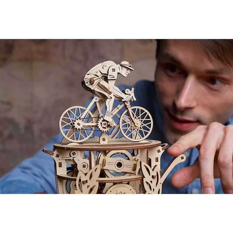 UGears Models UGears Mechanical Models 3D Wooden Puzzle | Automaton Cyclist