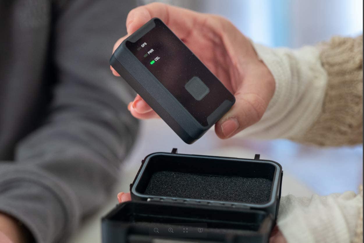 Lightning GPS Asset Locator with Magnetic Case- LTE Real-Time GPS Tracker - Connectivity for Coverage in North America - Covertly Mount on Vehicle, Car, Truck to Track. Subscription Required!