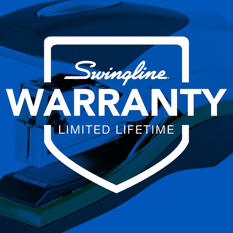 Swingline Optima 40 Compact Stapler Half Strip 40-Sheet Capacity Black/Silver/Orange 87842