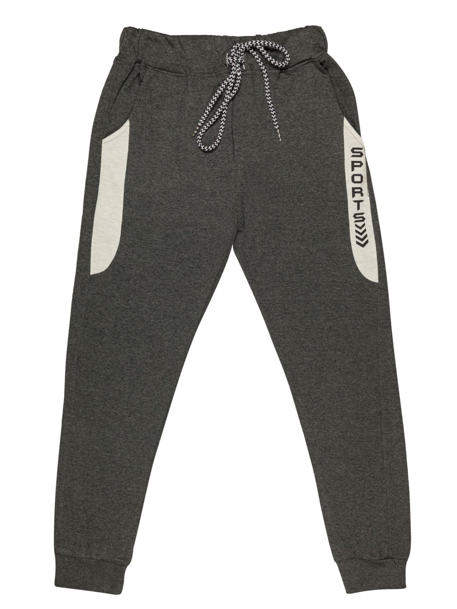 Todd N Teen Kids Blue & Black Striped Joggers(Pack of 2)