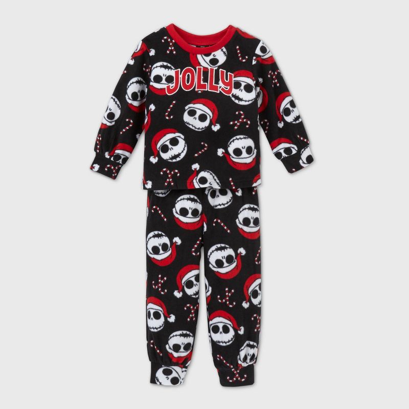 Toddler Boys' The Nightmare Before Christmas Jack Skellington 2pc Pajama Set - Black 3T - Disney Store