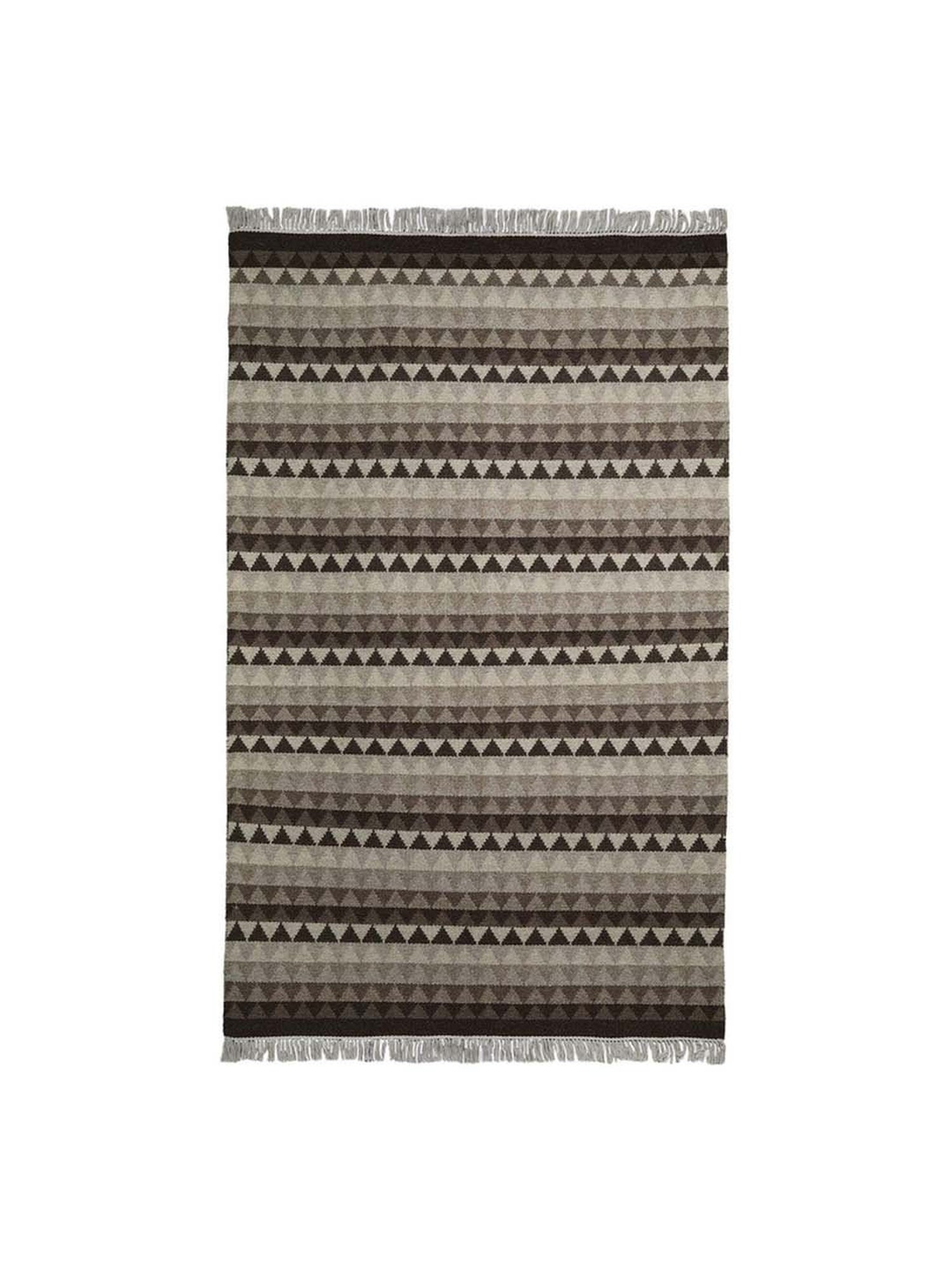 Pequra Brown & Beige Wool XL Carpet - Set of 1