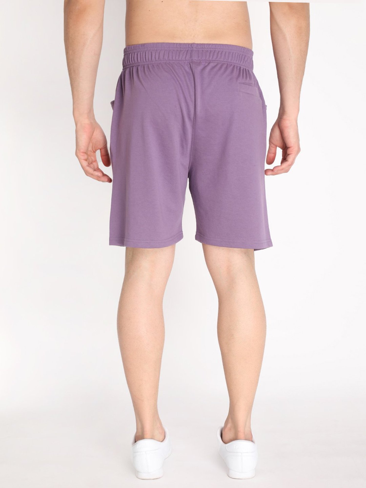Chkokko Purple Regular Fit Shorts