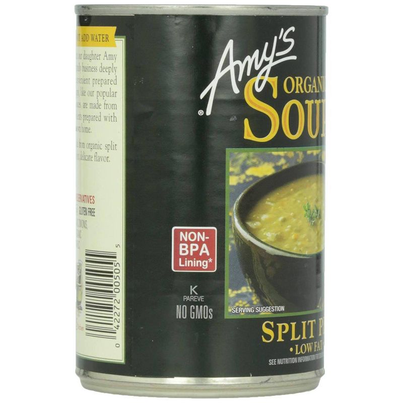 Amy's Organic Low Fat Split Pea Soup 14.1oz