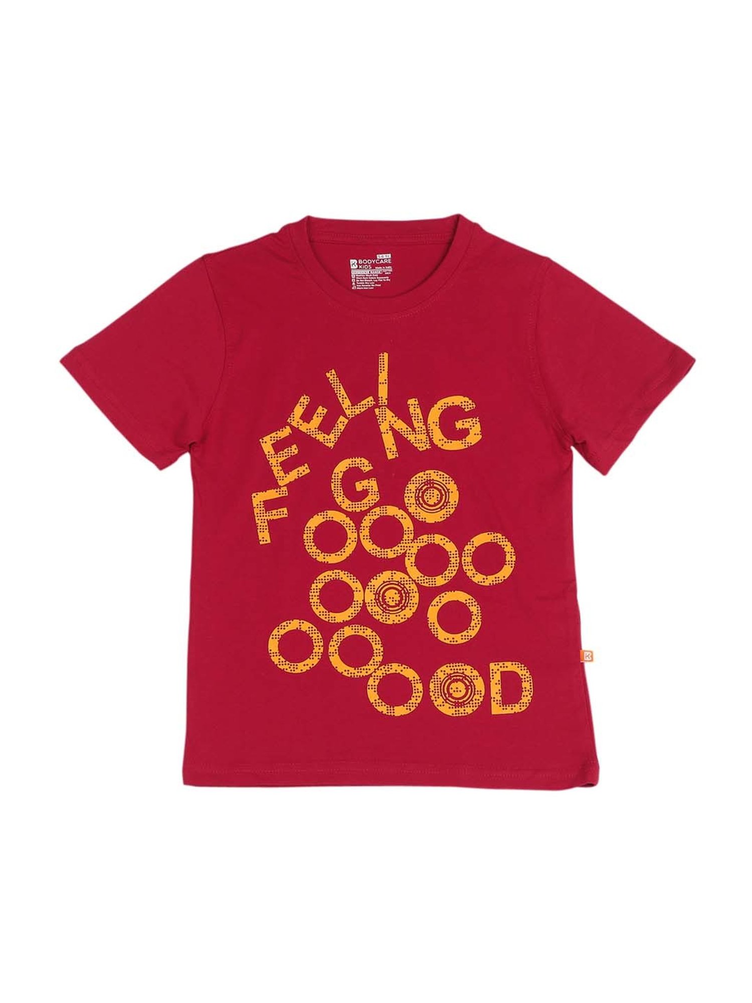 Proteens Boys Red & Grey Printed T-Shirts (Pack of 2)