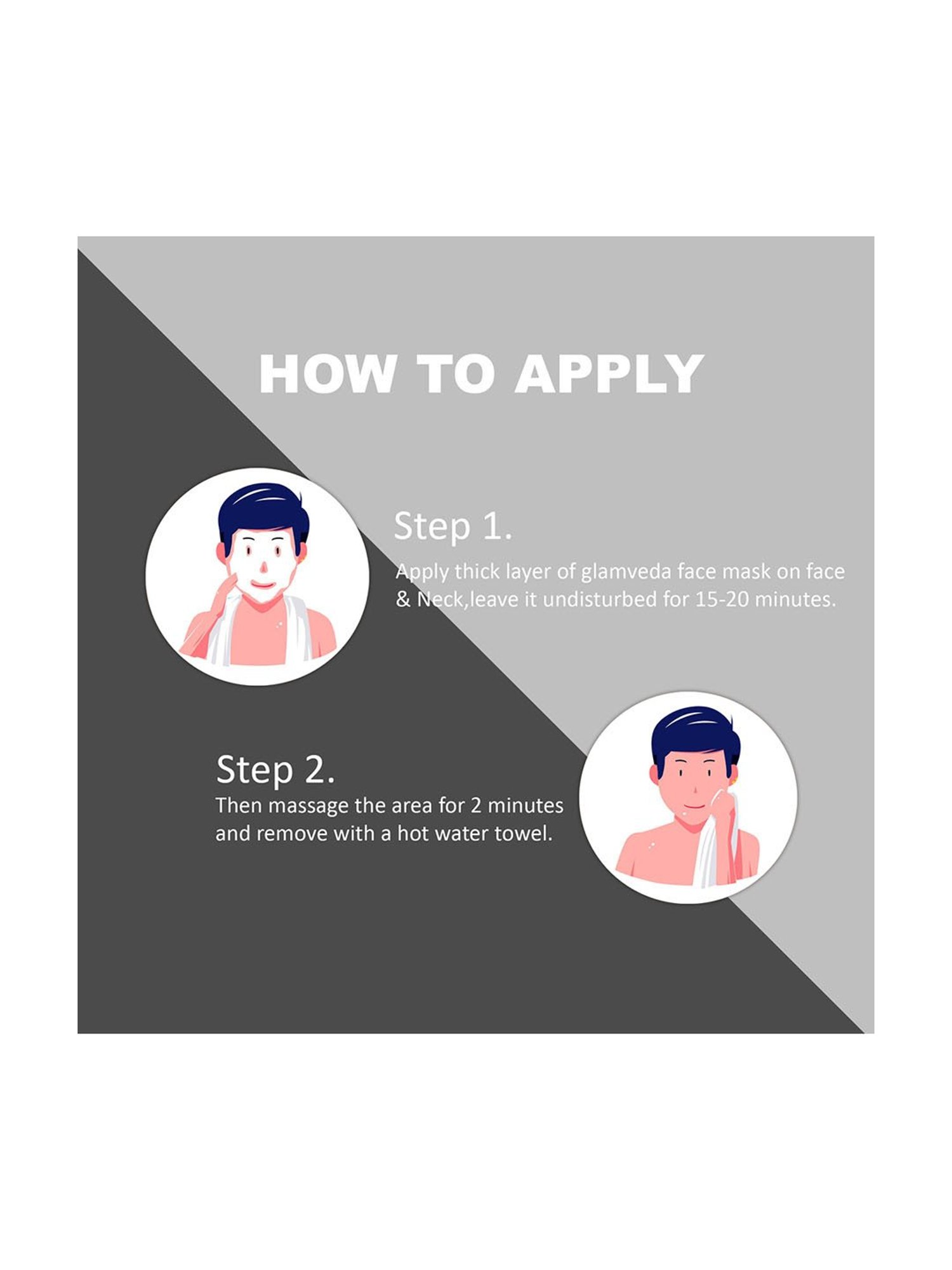 Glamveda Men Activated Charcoal Clay Mask - 100 gm