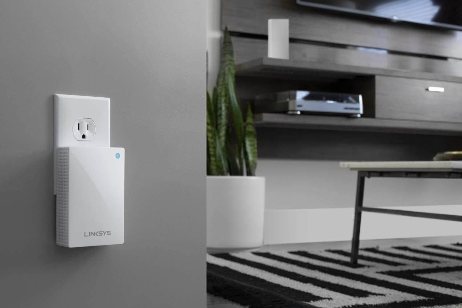 Linksys Velop Whole Home Wifi Intelligent Mesh System Wall Plug-In, Works with Your Velop System to Extend Range & Speed