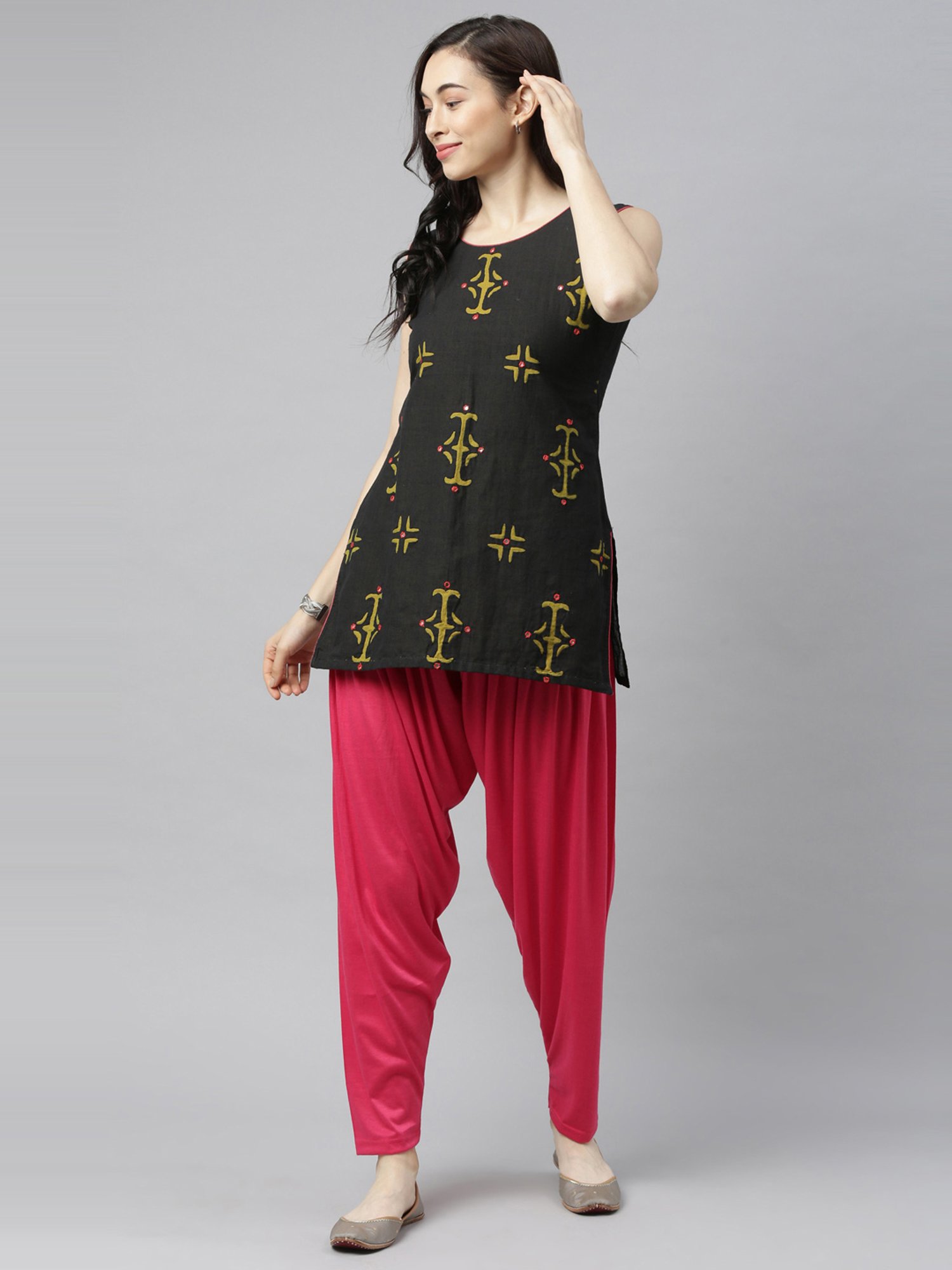 JCSS Pink Patiala Pants