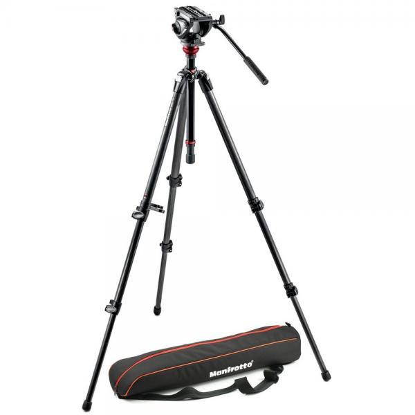Manfrotto MVH500AH Head with 755CX3 Legs and Bag