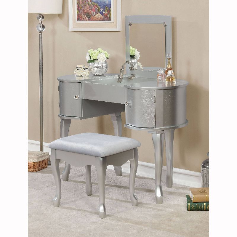 Garbo Vanity Set Silver - HOMES: Inside + Out