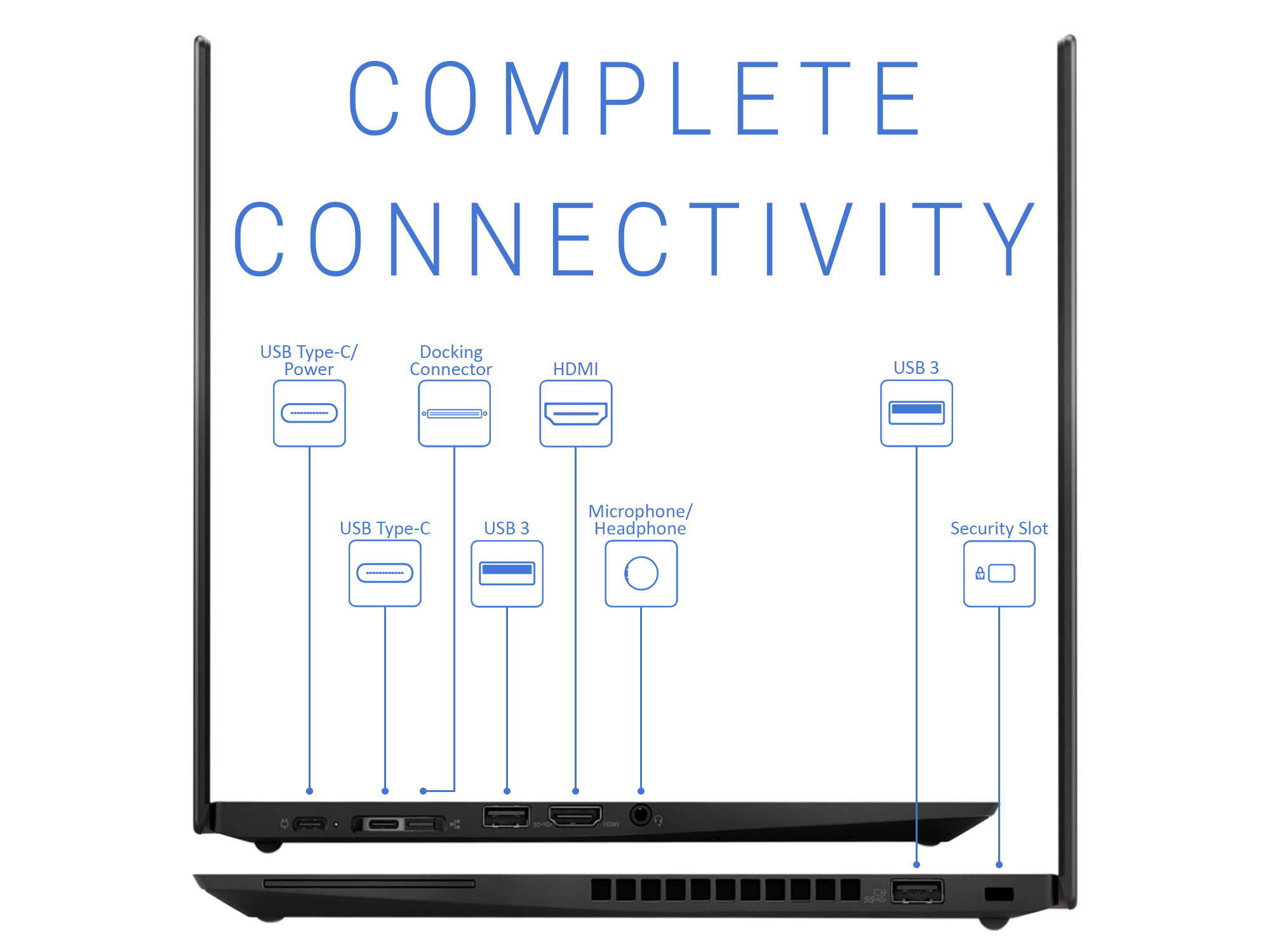 Lenovo ThinkPad X390 Notebook, 13.3" IPS FHD Display, Intel Core i7-8665U Upto 4.8GHz, 8GB RAM, 256GB NVMe SSD, HDMI, DisplayPort via USB-C, Card Reader, Wi-Fi, Bluetooth, Windows 10 Pro (20Q1SCDR00)