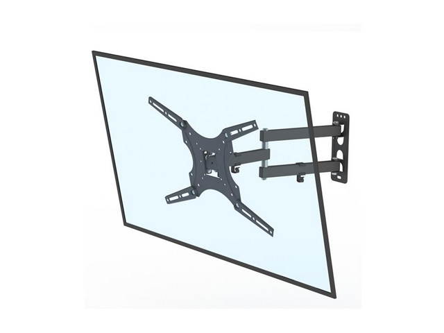 26-55" Adjustable Wall Mount Bracket Rotatable TV Stand with Spirit Level  Load Bearing 30kg / Maximum Vesa400 * 400 / Up and Down Adjustable - 5 ~ + 12 &deg; with Rotation 180 &deg;,TM08