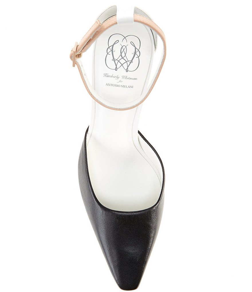 Antonio Melani x Kimberly Whitman Hydrangea Leather Pumps