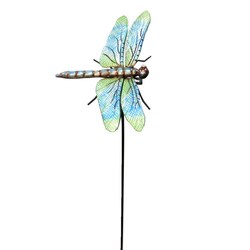 Home & Garden 30.5" Dragonfly Dasher Garden Stake Yard Decor Regal Art & Gift  -  Decorative Garden Stakes