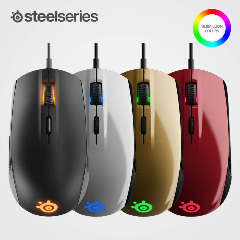 SteelSeries Rival 100 Optical Gaming Mouse - Gold