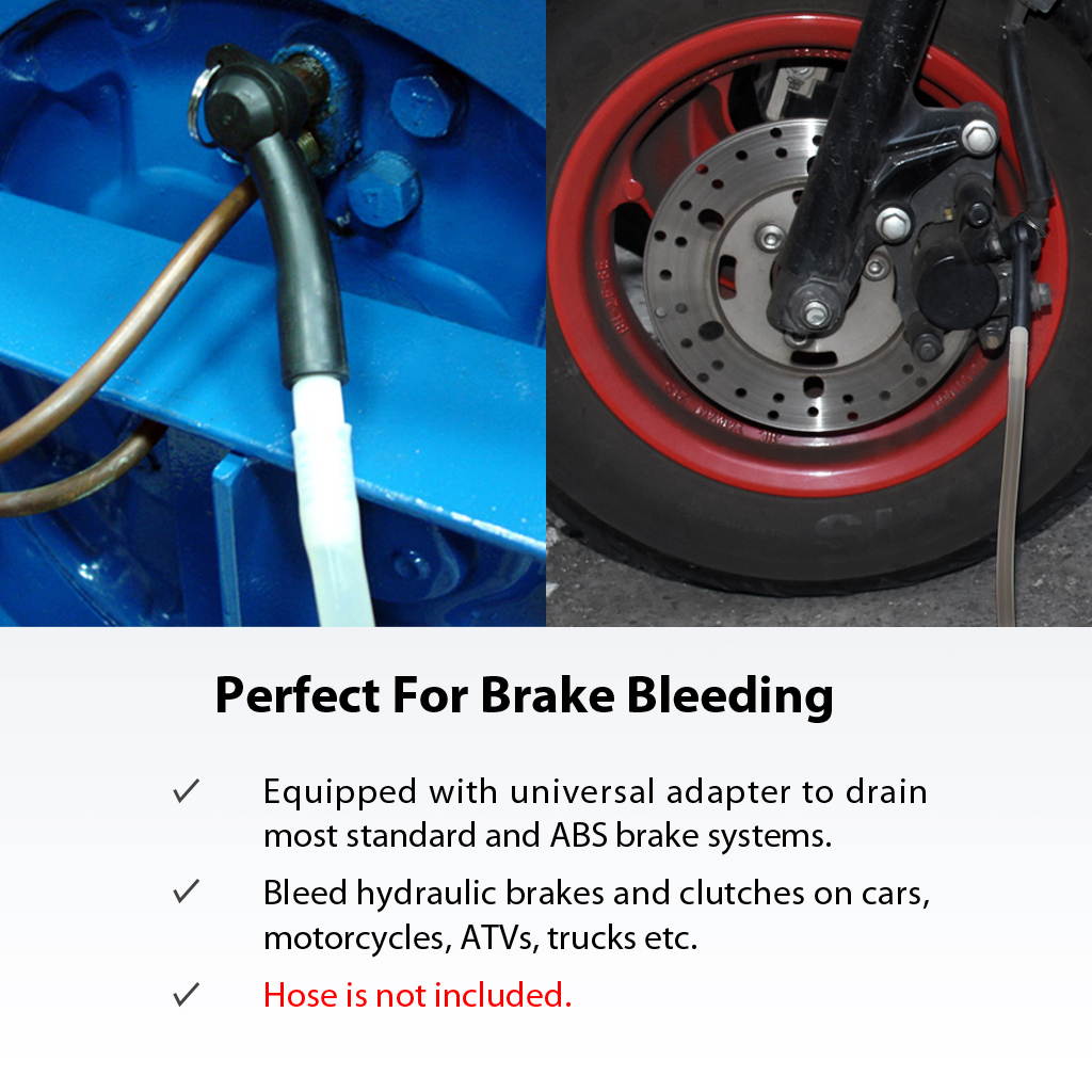 FIRSTINFO Automotive Brake Fluid Bleeder Bleeding Connector Adapter Accessory for FIRSTINFO Brake Bleeder / Extractor / Pump Change Tool Kit