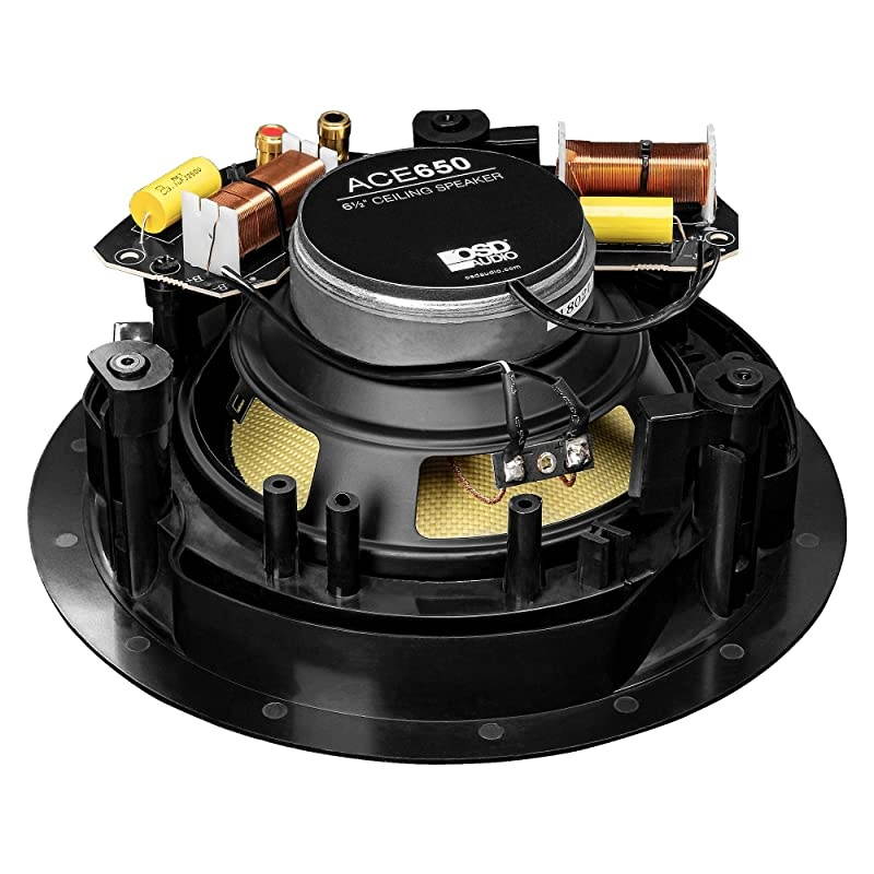 65 Trimless Ceiling Speaker Pair 90W Kevlar Woofer ACE650